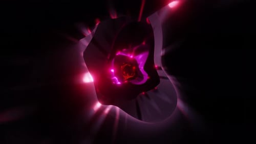 Vj Loop Hintergrund des dunkelroten Diamant-Tunnels 4K