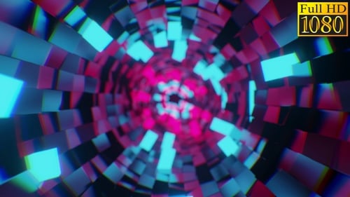 Geometric Tunnel Background Vj Loops V1