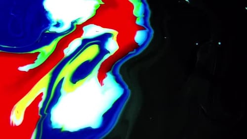 Vibrant Abstract Colors Blend and Flow