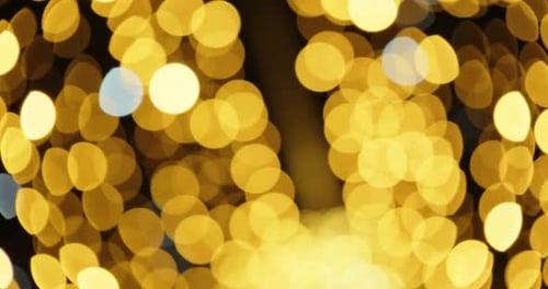 Blurred Bokeh Lights Abstract Festive Background