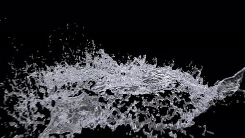 Dynamic Realistic Water Splash Element