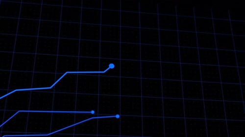 Success Arrow animation. Business and Finance. Vd 217