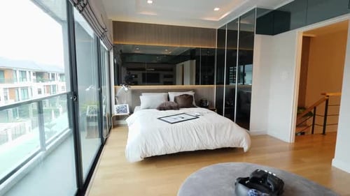 Contemporary Bedroom Interior with Modern Design Elements