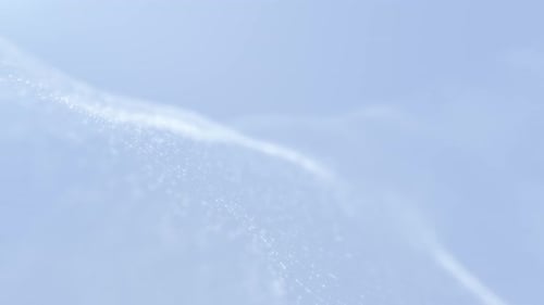 Abstract Digital Particle Wave Background Loop