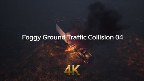 Foggy Ground Traffic Collision 4K 04