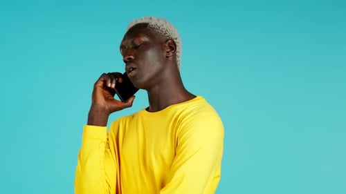 Young Adult Talking on Cellphone