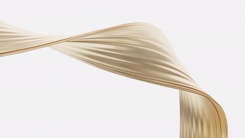 Lignes courbes fluides abstraites