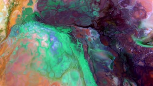 Farbexplosion abstrakte lebendige Kunst Malerei Textur 391