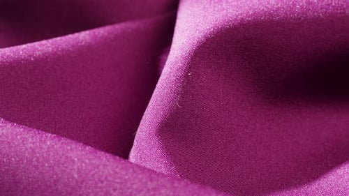 Undulating Magenta Fabric Close Up