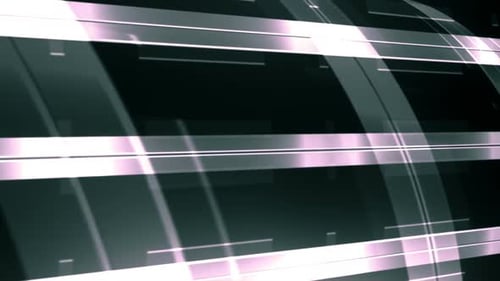 Futuristic Glowing Grid Lines Motion Background Loop