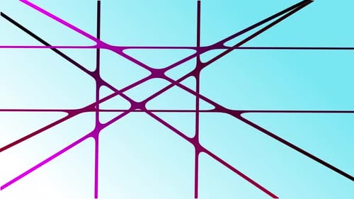 Ligne de rayures colorées liquides abstraites, fond simple