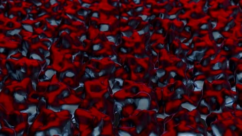 Dark red mysterious changing surface