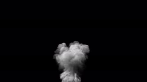 Realistic Vertical Rising Smoke Plume Effect