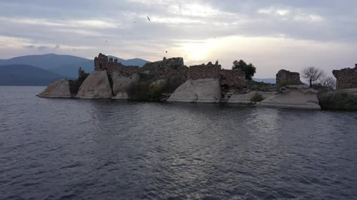 Ancient Ruins on the Island