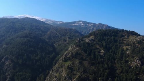 Mountains And Sky Aerial View