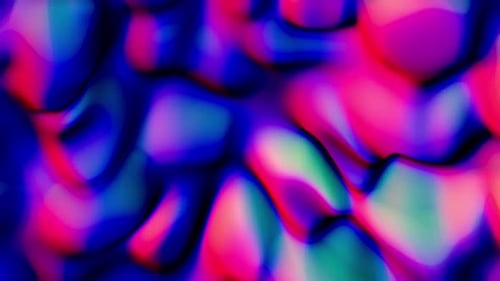 Vibrant Abstract Fluid Waves Motion Background Loop