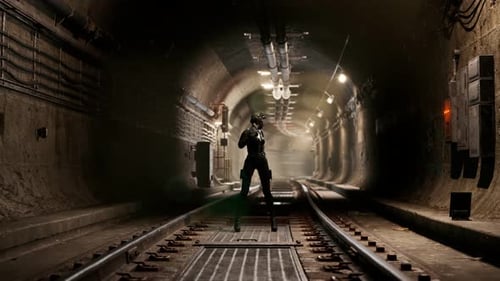 Unterirdischer Bunker aus dem kalten Krieg