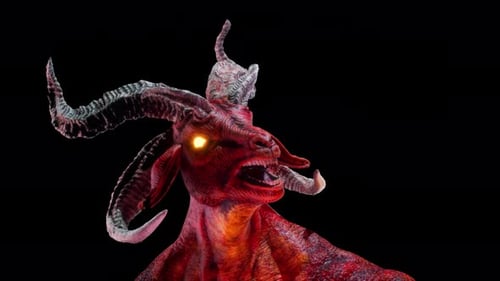 Goat Demon Baphomet VJ Loop