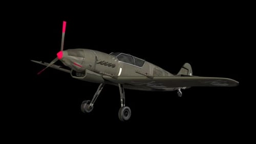 Start des Flugzeug-Motors