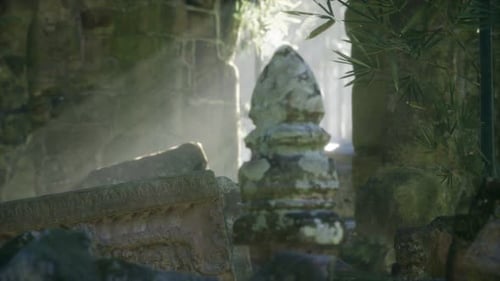 Ruins of Famous Temple in Cambodian Angkor Wat Area