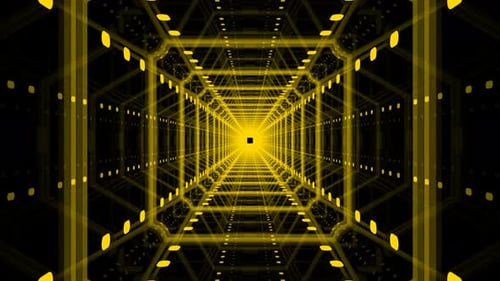 Yellow Abstract Background Loop
