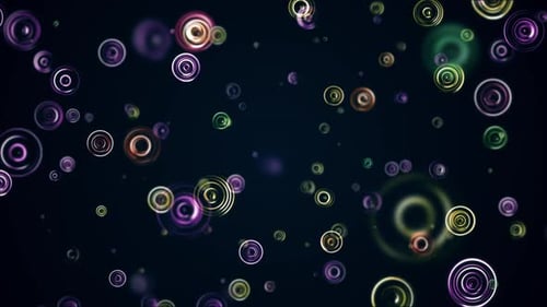 Abstract Circles Ring colorful