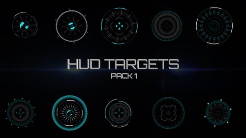 HUD Targets Pack 1, Interface Effects Motion Graphics ft. hud & hi-tech ...