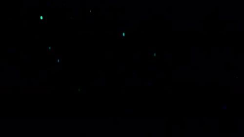 Colored Dust Snow Particles