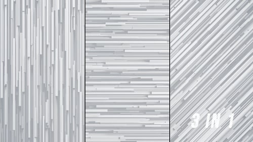 Clean Abstract White Geometric Lines Animated Background Pack