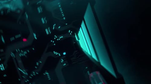 Futuristic Corporate Strategy and Diplomacy Digital Text Animation