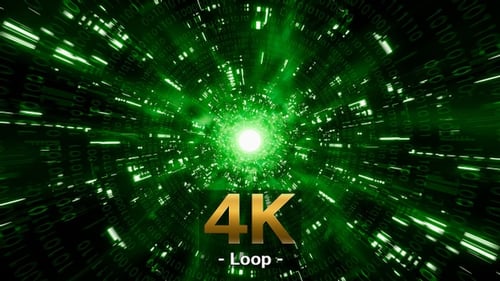 Matrix Energy Tunnel 4K
