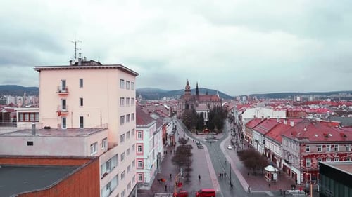 View of the city of Kosice in Slovakia