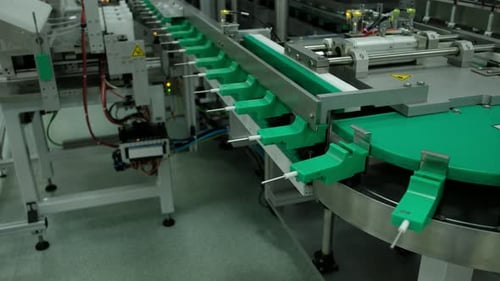 Automation in Industry Modern Industrial Machines Robotic HighTech Machine
