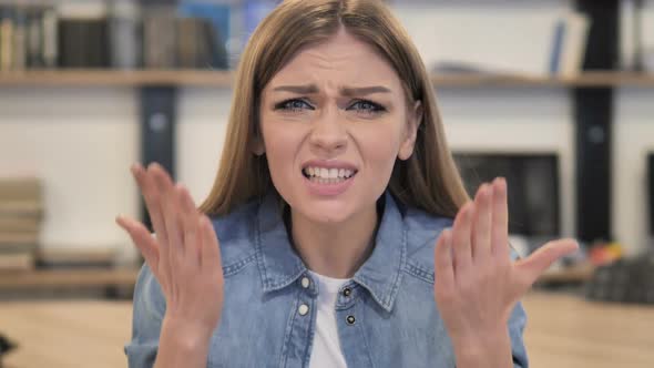Angry Woman Yelling and Shouting During Spat, People Stock Footage ft ...