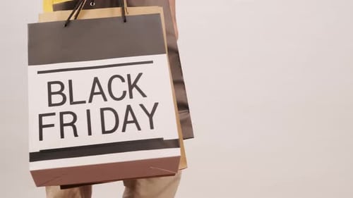 Shopping Bags for Black Friday Sale Event