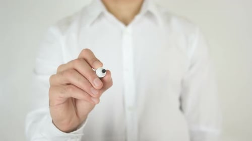 Writing the Word Crime on a Clear Surface