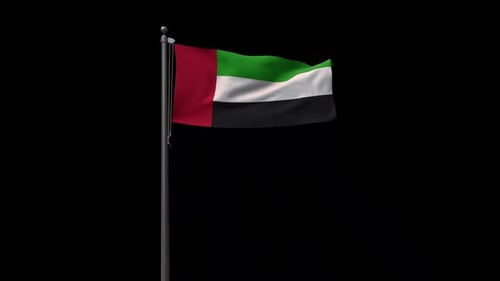 Uae Flag With Alpha 2K