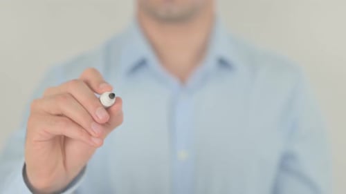 Bank Loan, Writing on Transparent Screen