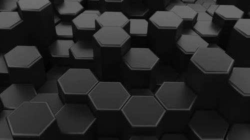 3d Deep Hexagon Backgorund