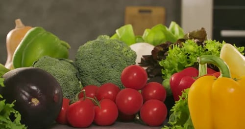 Tomaten und Auberginen