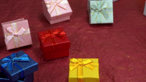 Colorful Gift Boxes for Birthday or Anniversary