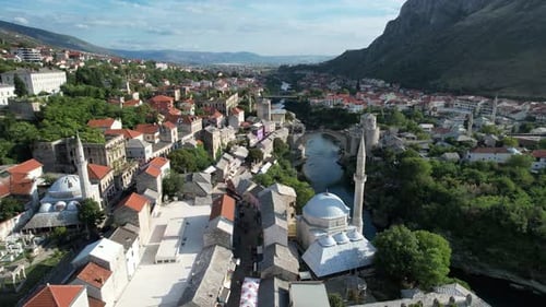 Wichtige Moschee von Mostar
