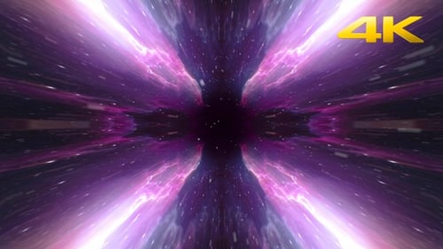 Vuelo hiperespacial en bucle 4K