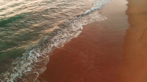 Leerer Meerblick von oben