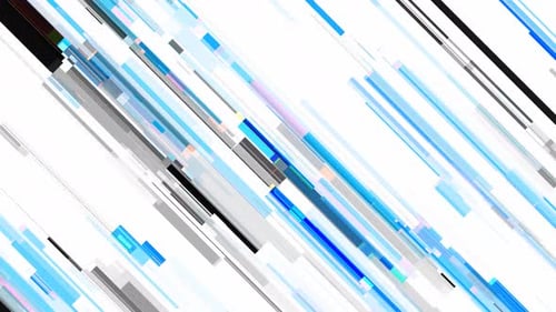 Digital Glitch Stream: Abstract Kinetic Lines Background Loop