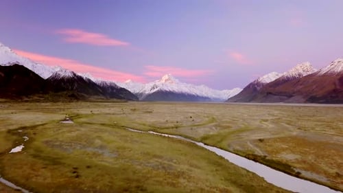 Mt Cook in the evening