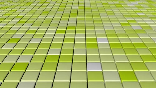 Abstract Geometric Cubes Waving Animated Background