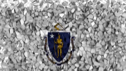 Geometric Shatter Surface Reveal Transition