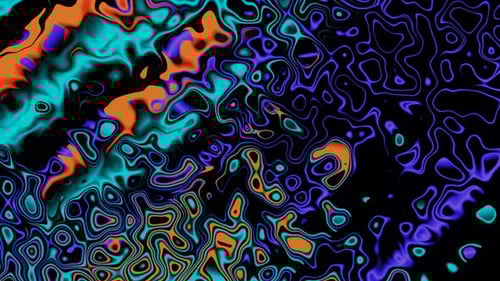 Seamless flowing multicolored background