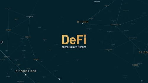 Decentralized Finance Defi Cryptocurrency Animation 4K